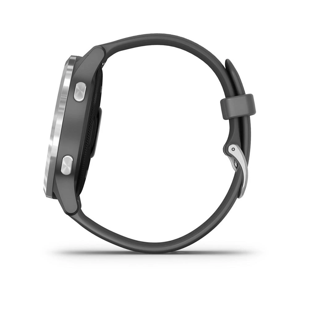 商品Garmin|Unisex vivoactive 4 Shadow Gray Silicone Strap Touchscreen Smart Watch 45mm,价格¥2615,第3张图片详细描述