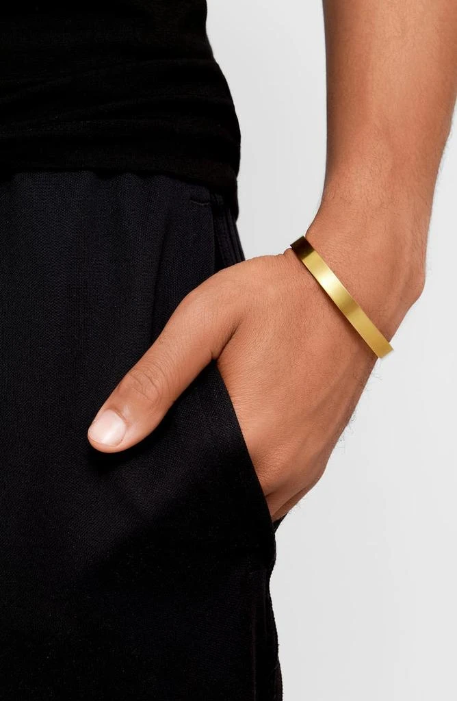 商品ADORNIA|14K Gold Vermeil Cuff Bracelet,价格¥180,第2张图片详细描述