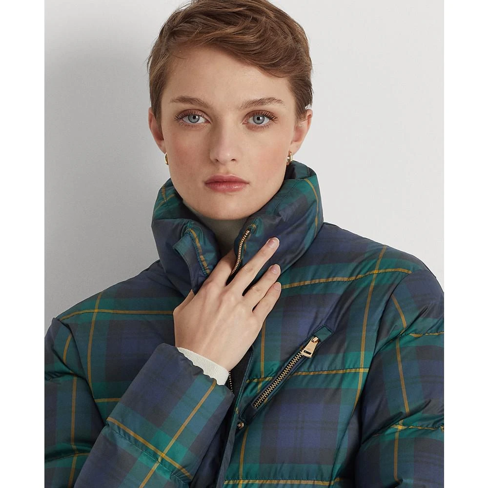 商品Ralph Lauren|Women's Plaid Quilted Down Coat,价格¥752,第4张图片详细描述