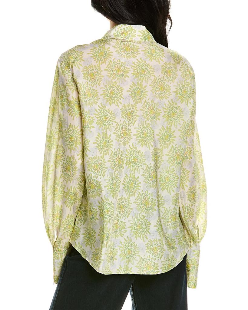 Rebecca Taylor Mini Astera Fleur Silk Shirt商品第2张图片规格展示