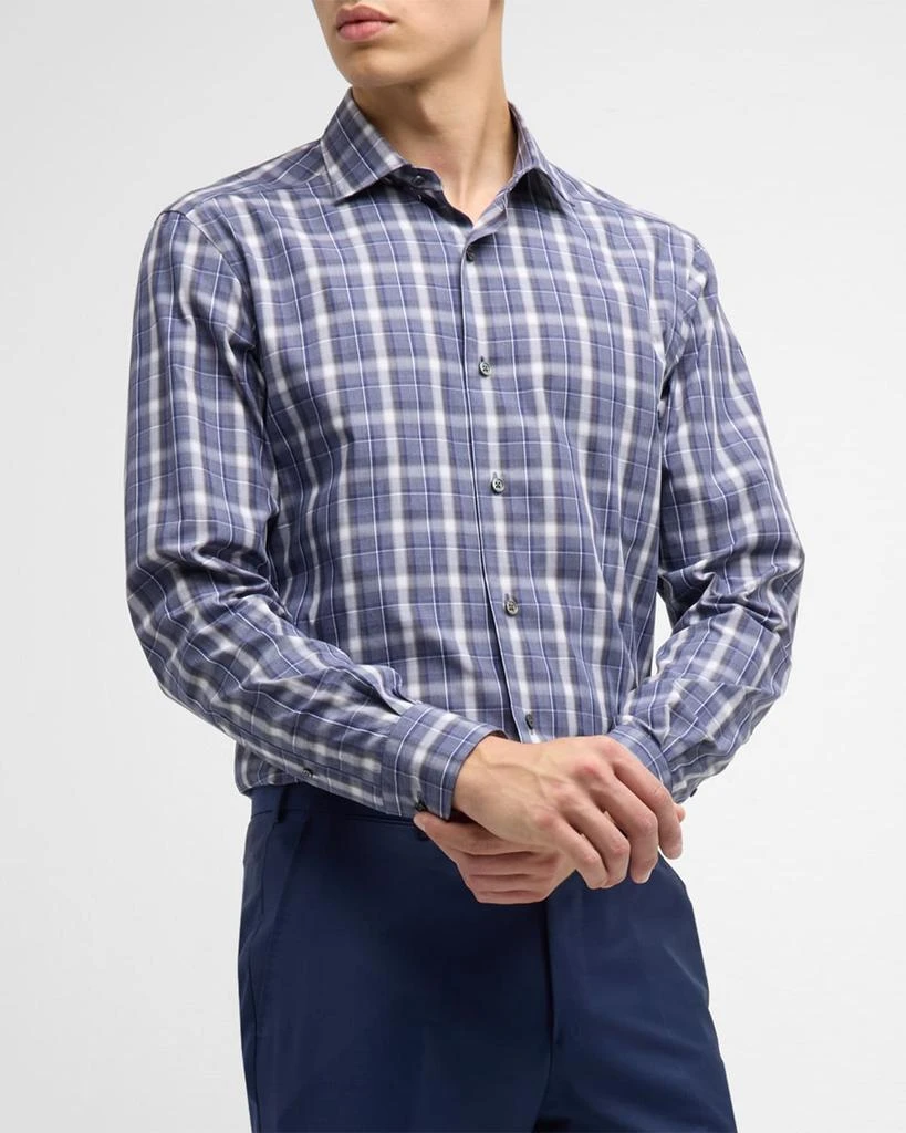 Men's Cotton Plaid Sport Shirt 商品