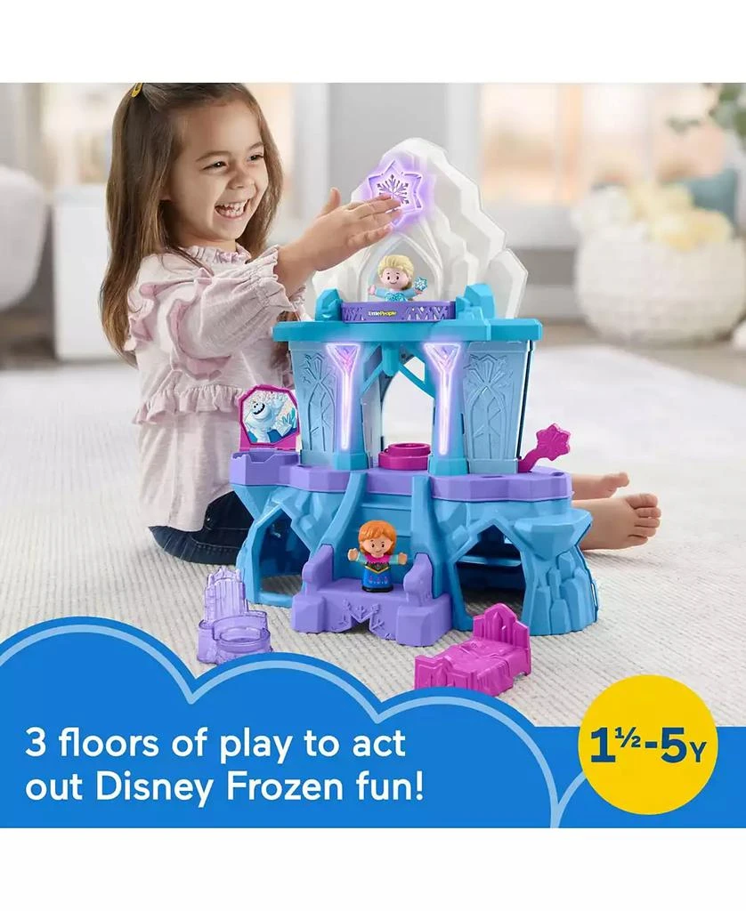 Disney Frozen Toy, Fisher-Price Little People Playset with Anna & Elsa Figures, Elsa’s Enchanted Lights Palace 商品