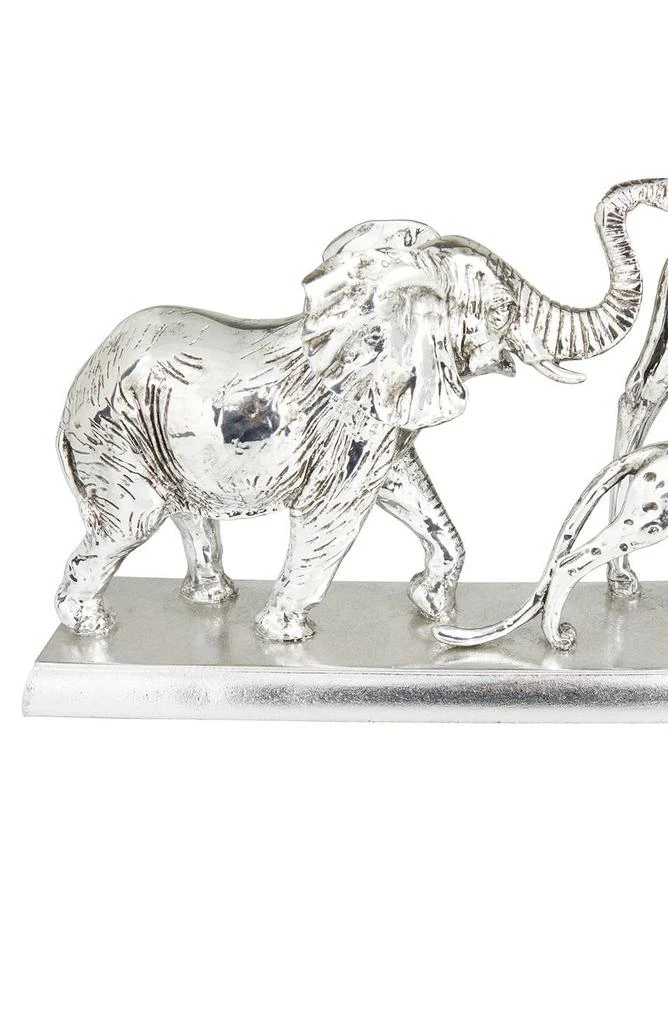 商品VIVIAN LUNE HOME|Silvertone Polystone Safari Animal Sculpture,价格¥847,第5张图片详细描述