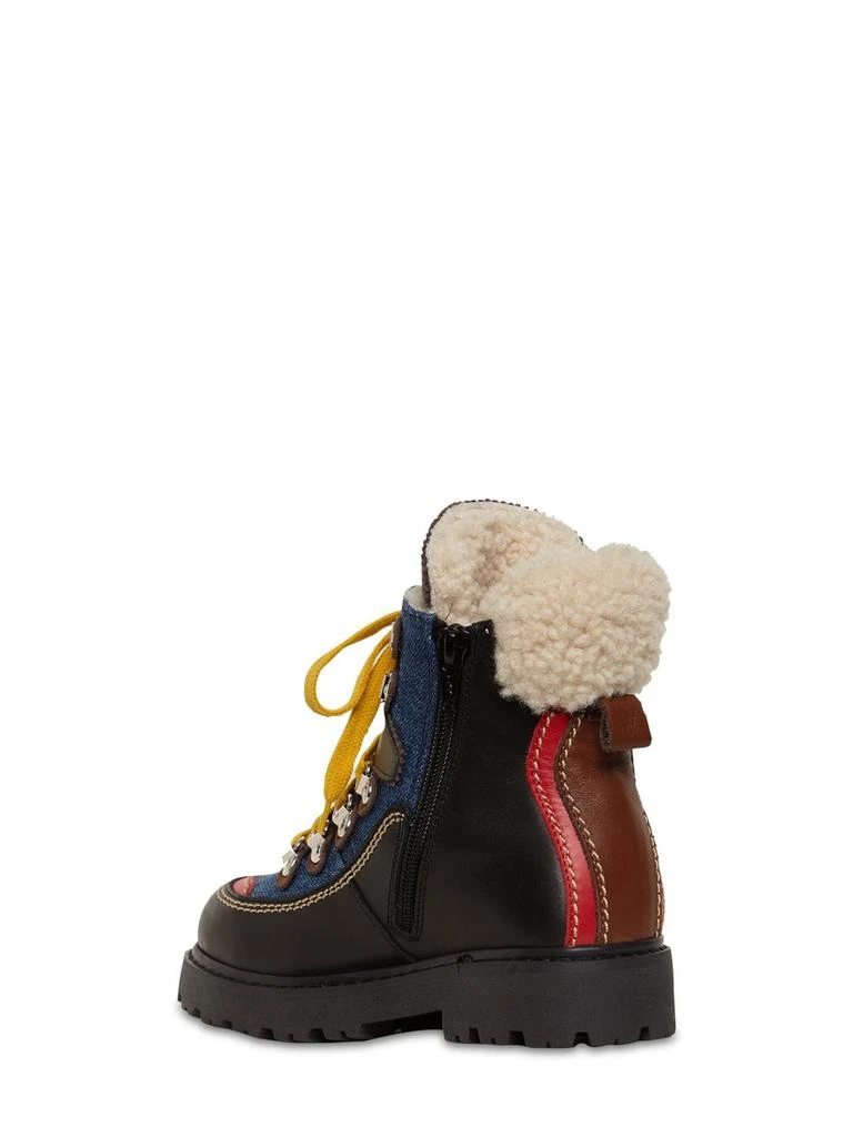 商品DSQUARED2|Denim & Leather Snow Boots,价格¥1725,第2张图片详细描述