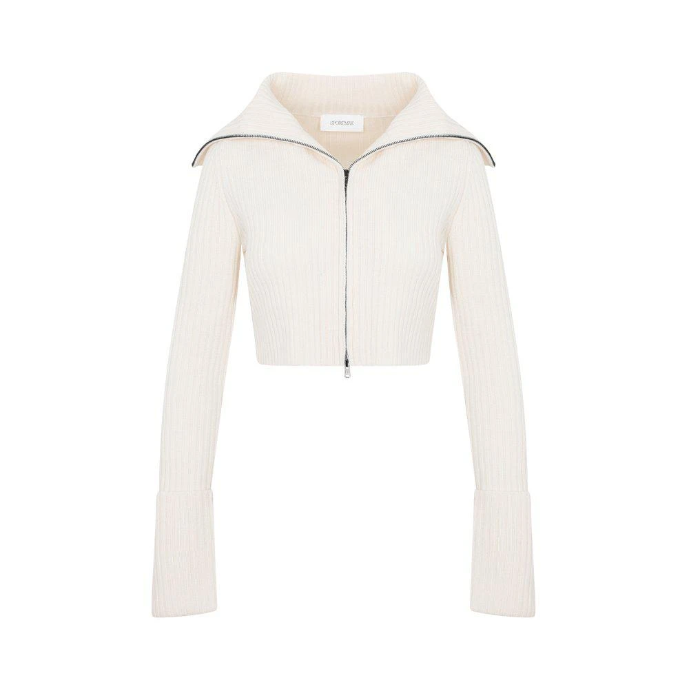 商品Max Mara|Sportmax Cropped Zipped Cardigan,价格¥1668,第1张图片