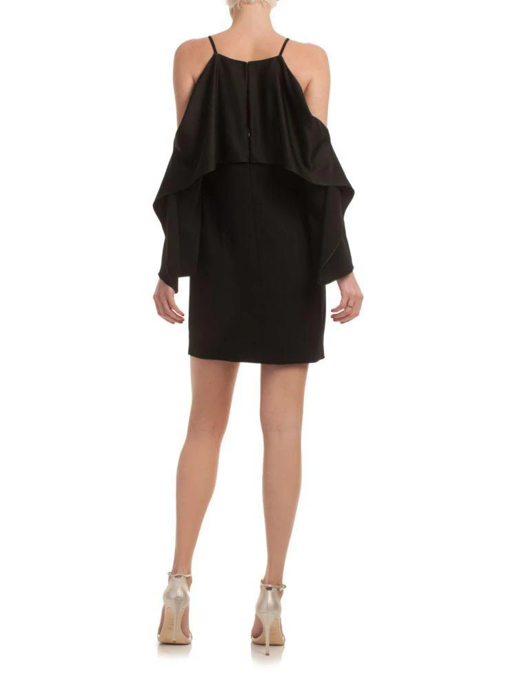 商品Trina Turk|Cold-Shoulder Cape Dress,价格¥1147,第2张图片详细描述
