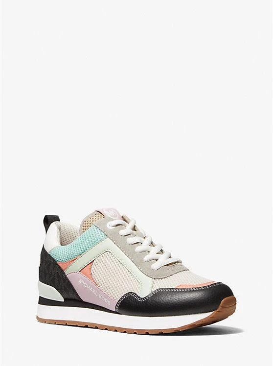 商品Michael Kors|Wilma Mixed-Media Trainer,价格¥595,第1张图片