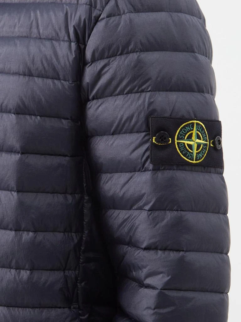 商品Stone Island|Logo-patch quilted down coat,价格¥4139,第4张图片详细描述