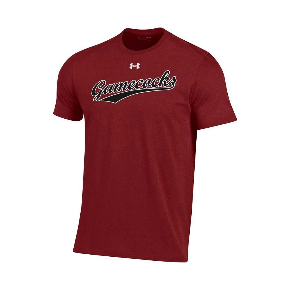 商品Under Armour|Men's Garnet South Carolina Gamecocks Baseball Script Performance T-shirt,价格¥261,第2张图片详细描述