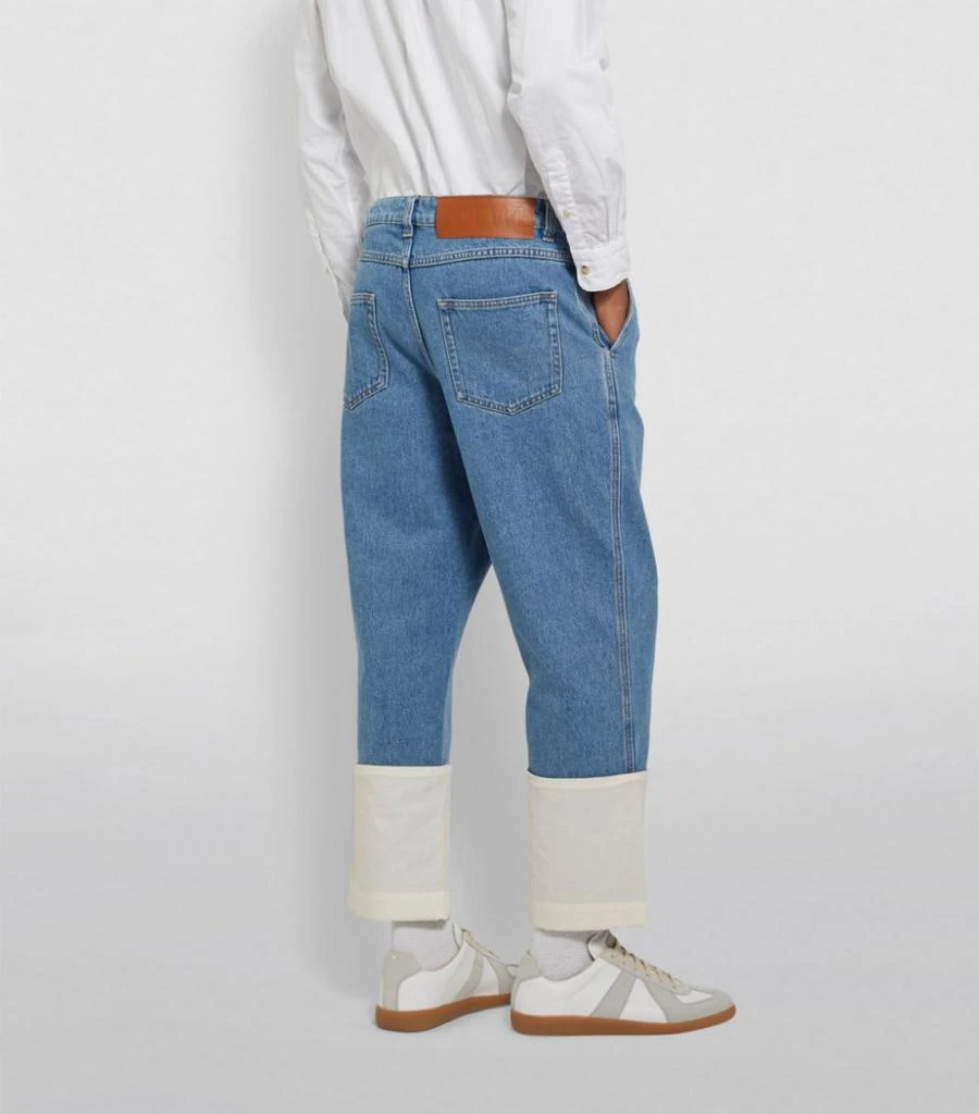 商品Loewe|Stonewashed Turn-Up Hem Jeans,价格¥5180,第4张图片详细描述