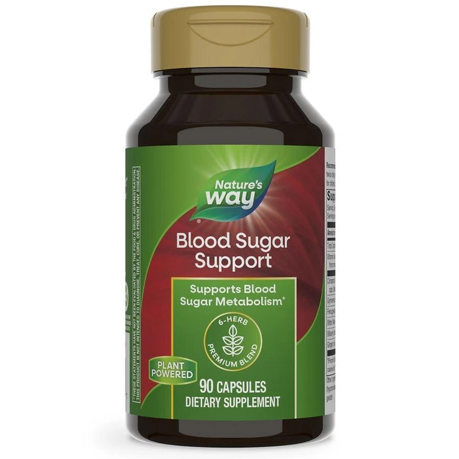 商品Nature's Way|Blood Sugar Vegetarian Capsules,价格¥124,第1张图片