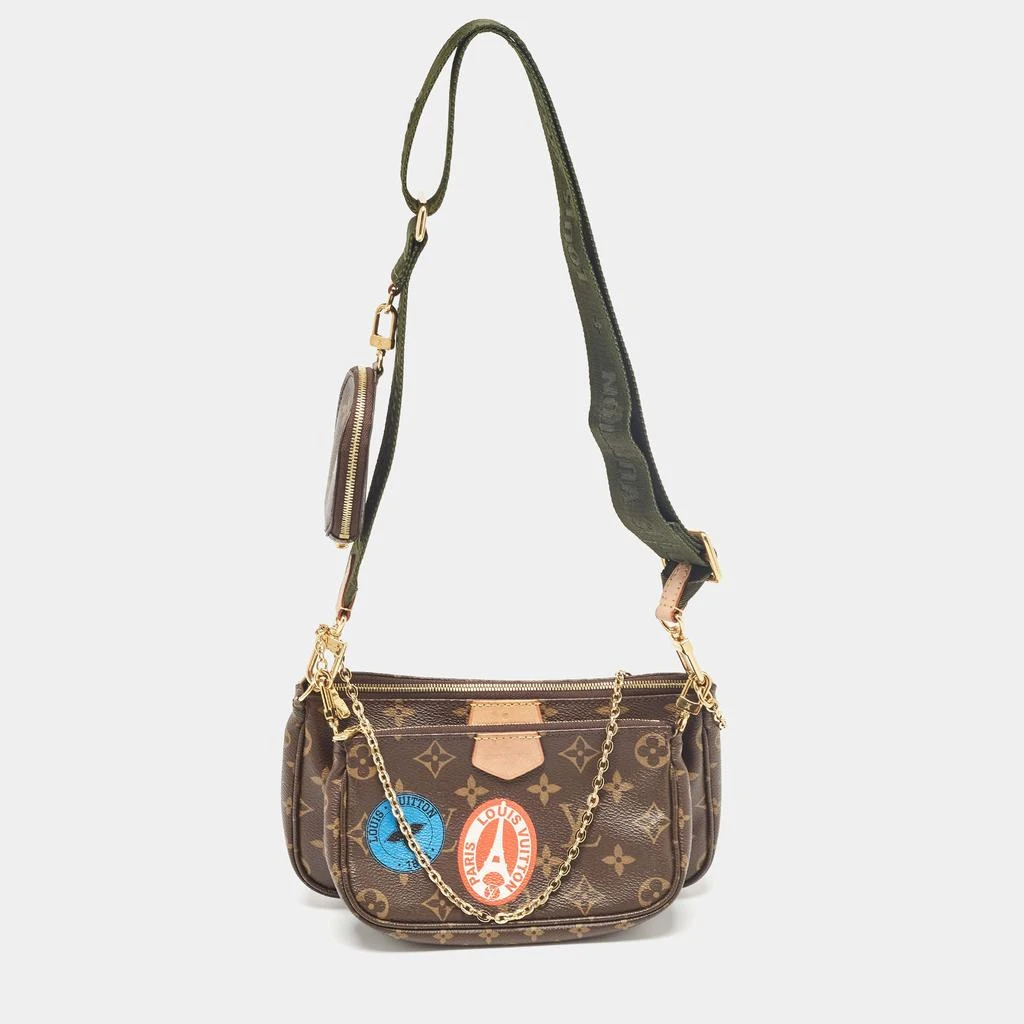 商品[二手商品] Louis Vuitton|Louis Vuitton Khaki Monogram Canvas My LV World Tour Multi Pochette Accessoires,价格¥14925,第1张图片