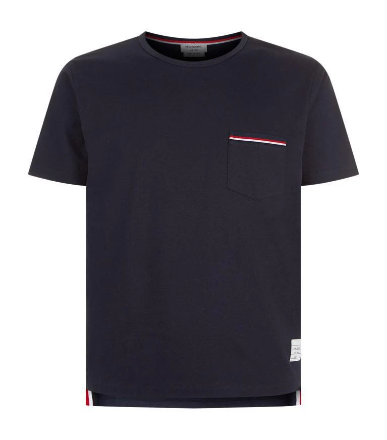 商品Thom Browne|Three Stripe T-Shirt,价格¥706,第1张图片