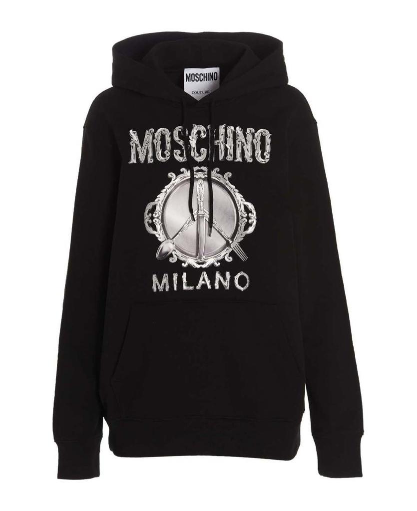 商品Moschino|Front Print Hoodie,价格¥2684,第1张图片