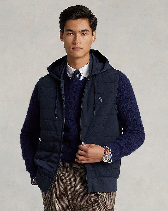 商品Ralph Lauren|Hooded Mixed Media Vest,价格¥1408,第5张图片详细描述