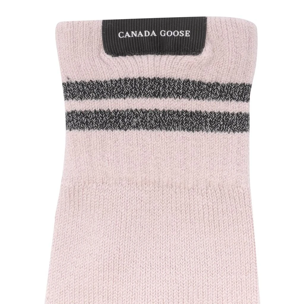 商品Canada Goose|Canada Goose Stripe-Detailed Knitted Gloves,价格¥1037,第2张图片详细描述