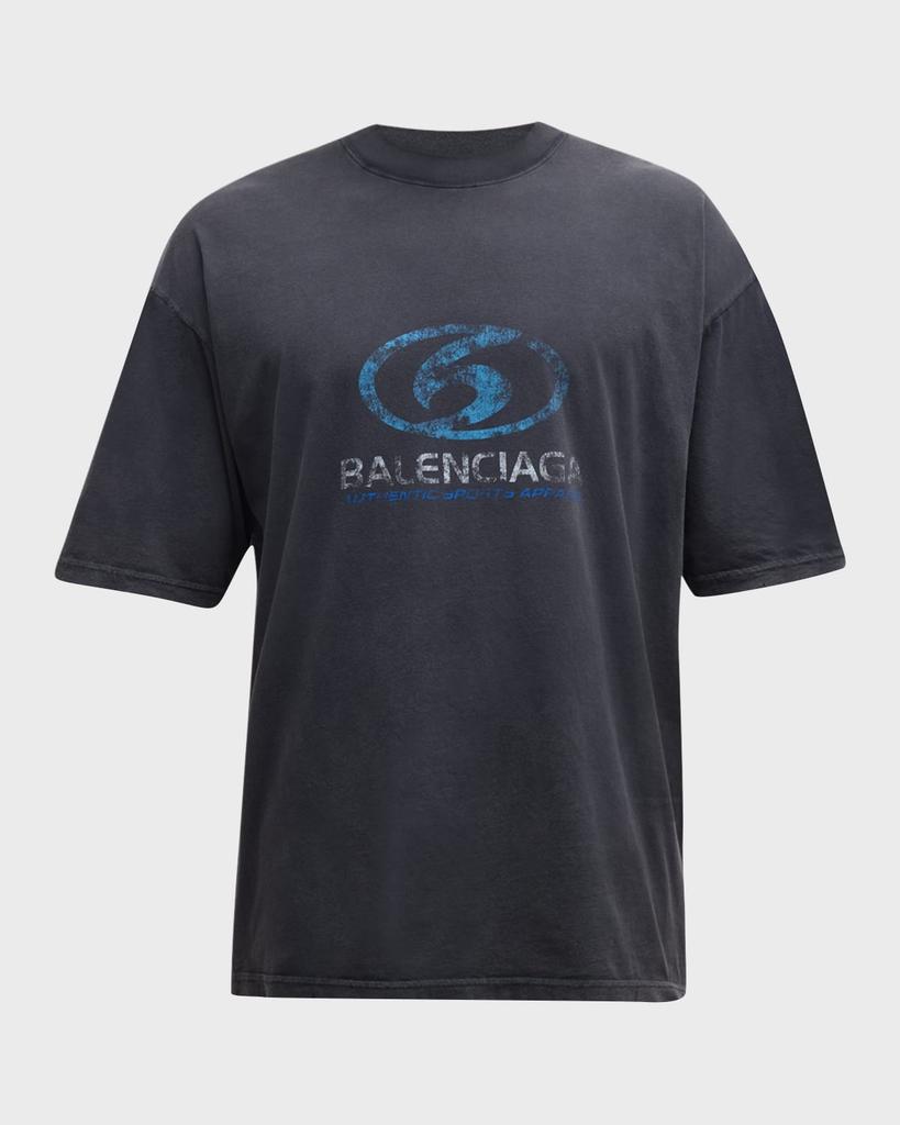 【Balenciaga】TSHIRT SURFER THIN JERSEY◆764235TPVM3 Balenciaga Men's Surfer Thin Jersey T-Shirt - T-Shirts