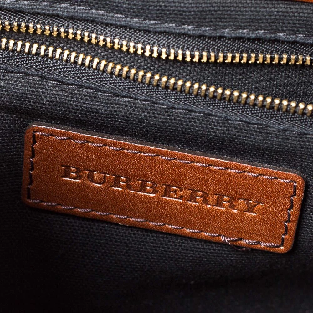 Burberry Brown/Beige Nova Check Canvas and Leather Abbott Shoulder Bag 商品