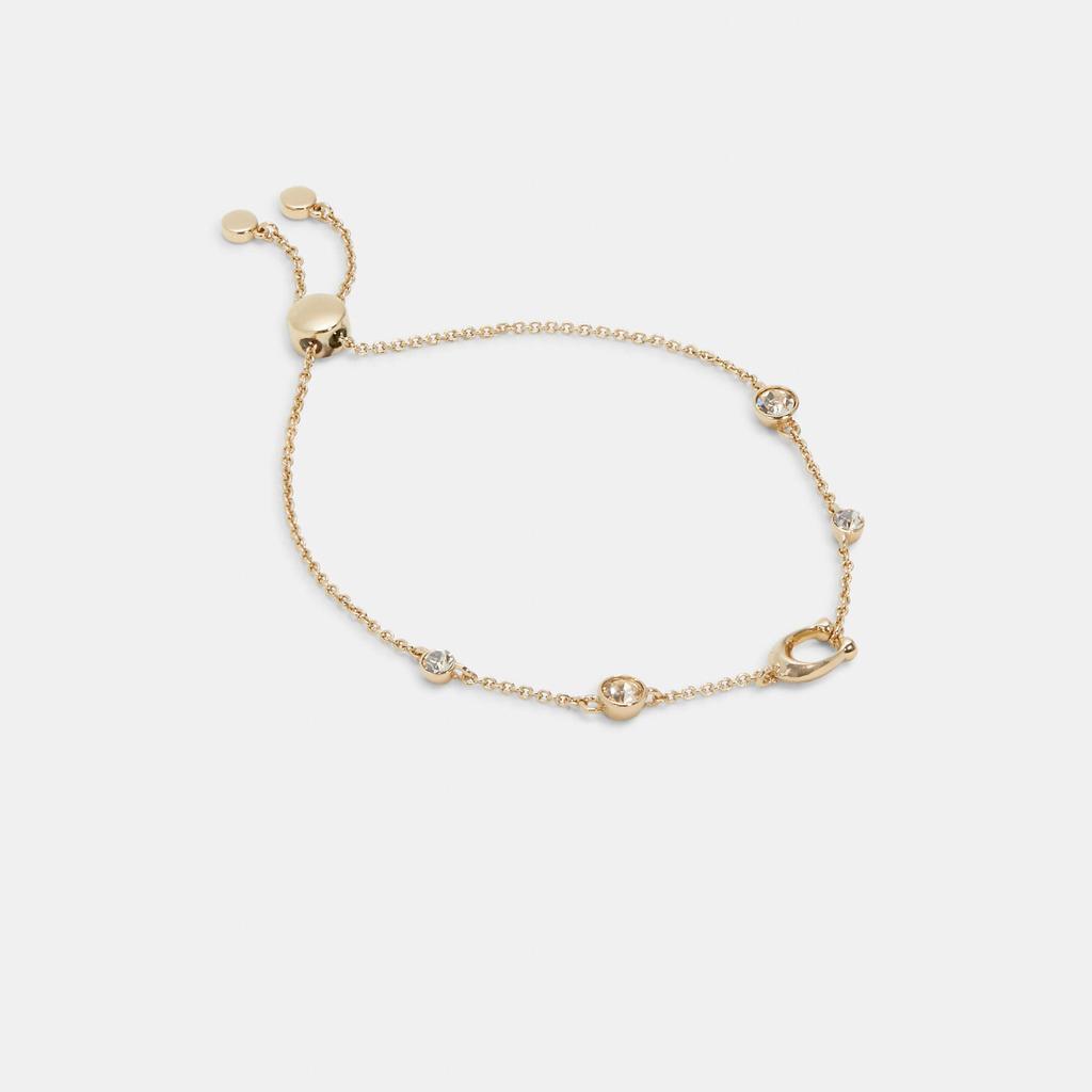 商品Coach|Coach Outlet Signature Crystal Slider Bracelet,价格¥262,第1张图片