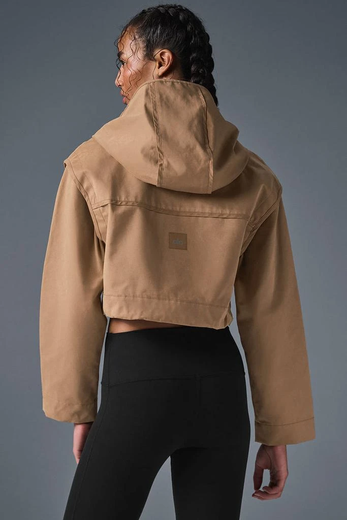 商品Alo|Cropped Unify Jacket - Toasted Almond,价格¥1323,第3张图片详细描述