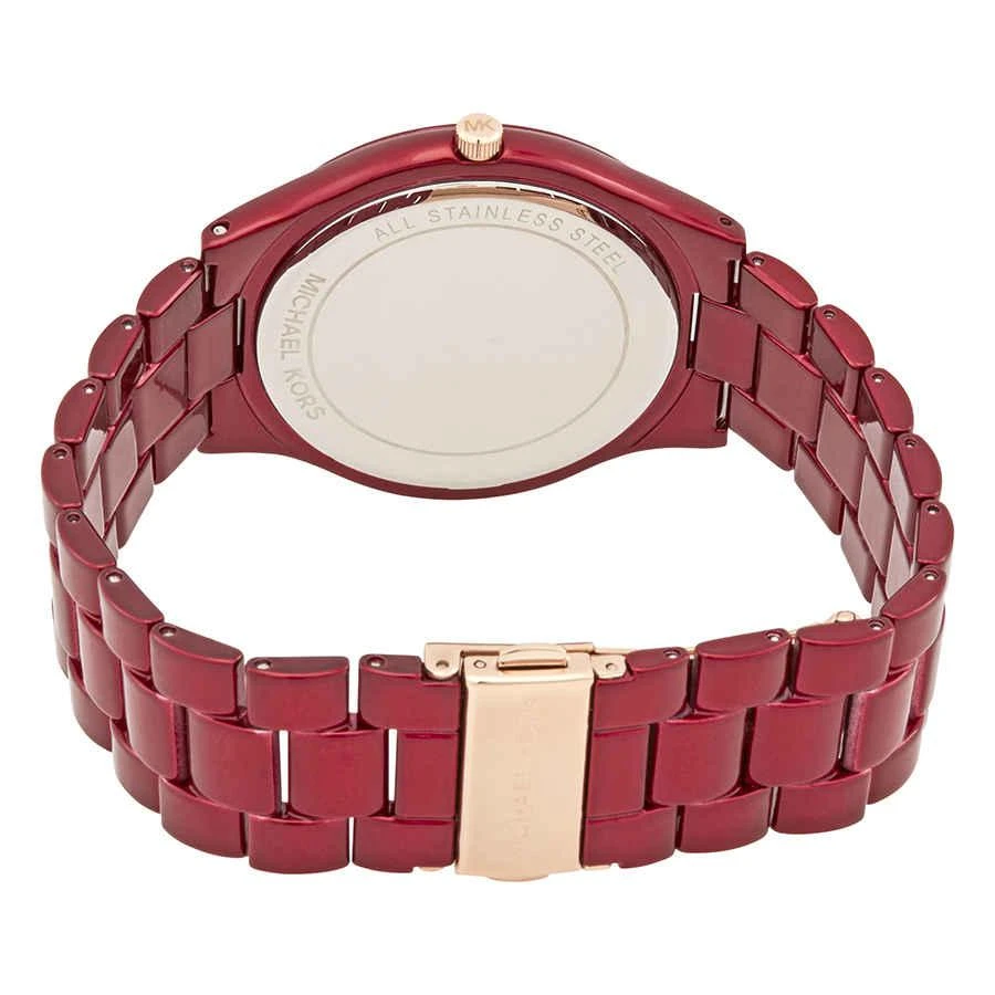 商品Michael Kors|Slim Runway Red Dial Watch MK3895,价格¥884,第3张图片详细描述