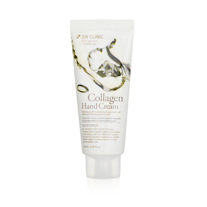 商品3W Clinic|3W Clinic 护手霜Hand Cream -骨胶原 100ml/3.38oz,价格¥30,第1张图片