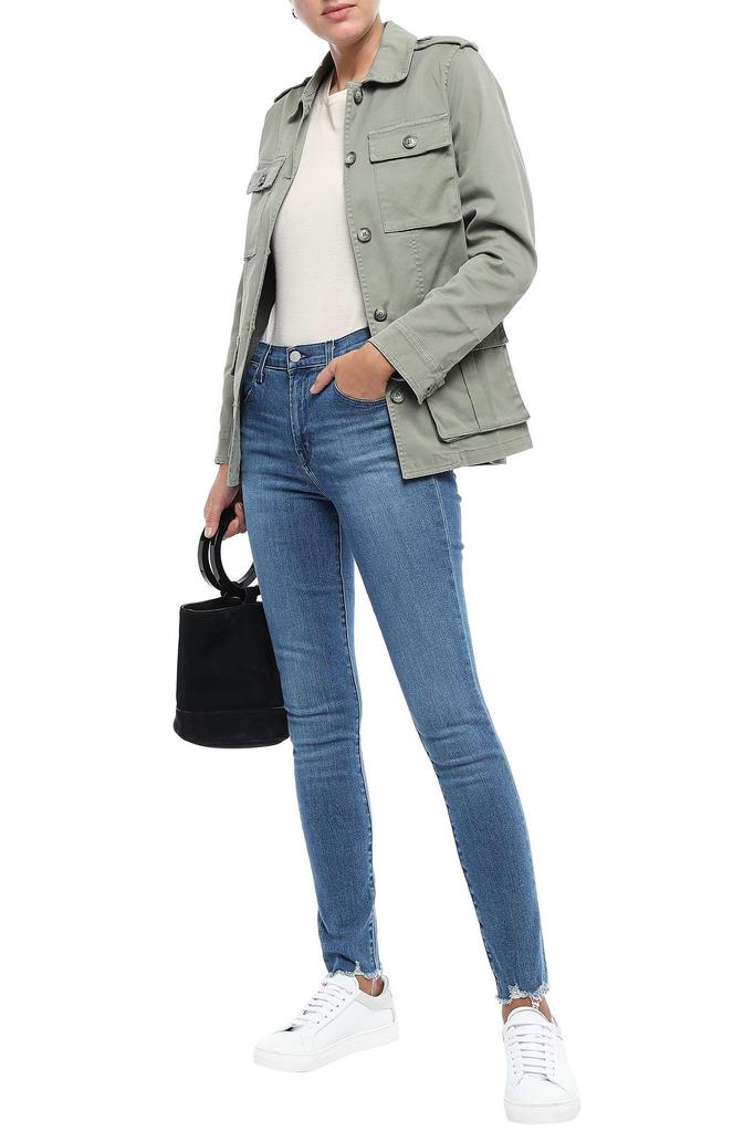 Maria distressed high-rise skinny jeans商品第4张图片规格展示