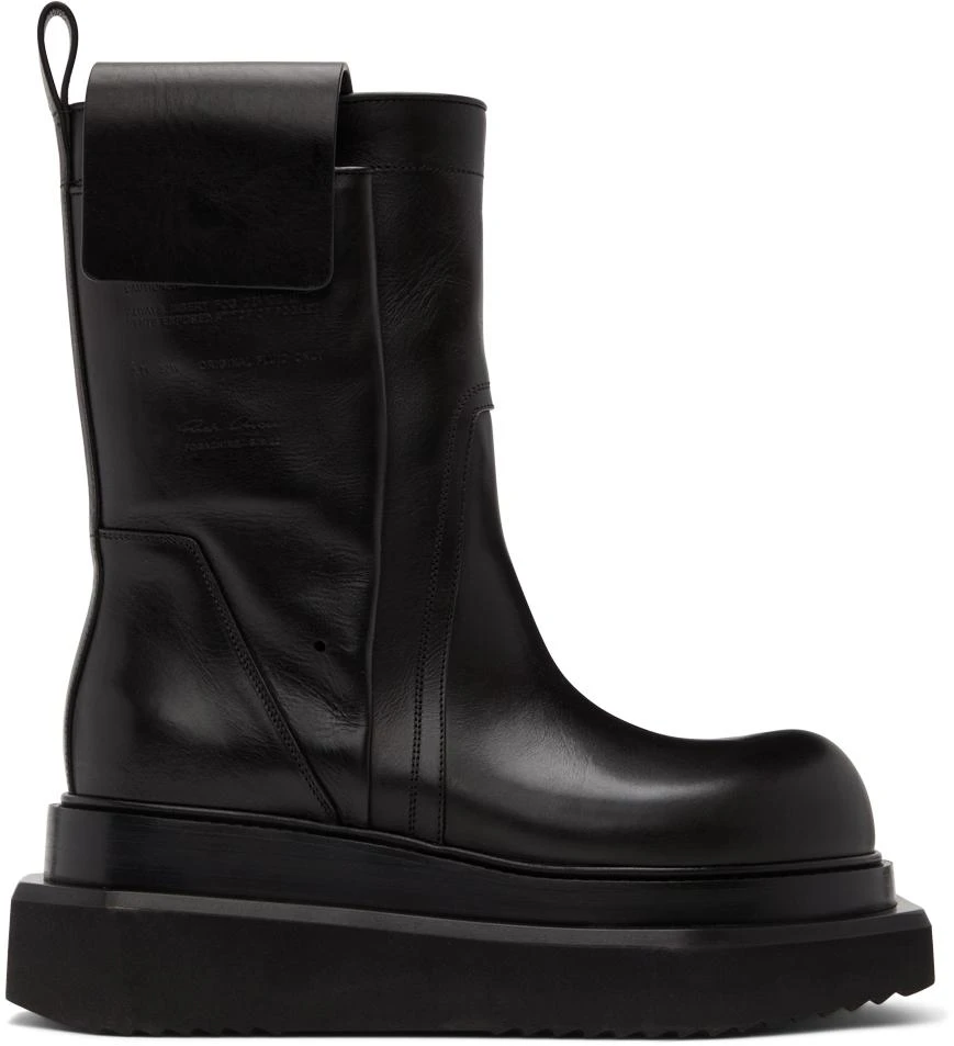 商品Rick Owens|Black Fogpocket Cyclops Boots,价格¥6749,第1张图片