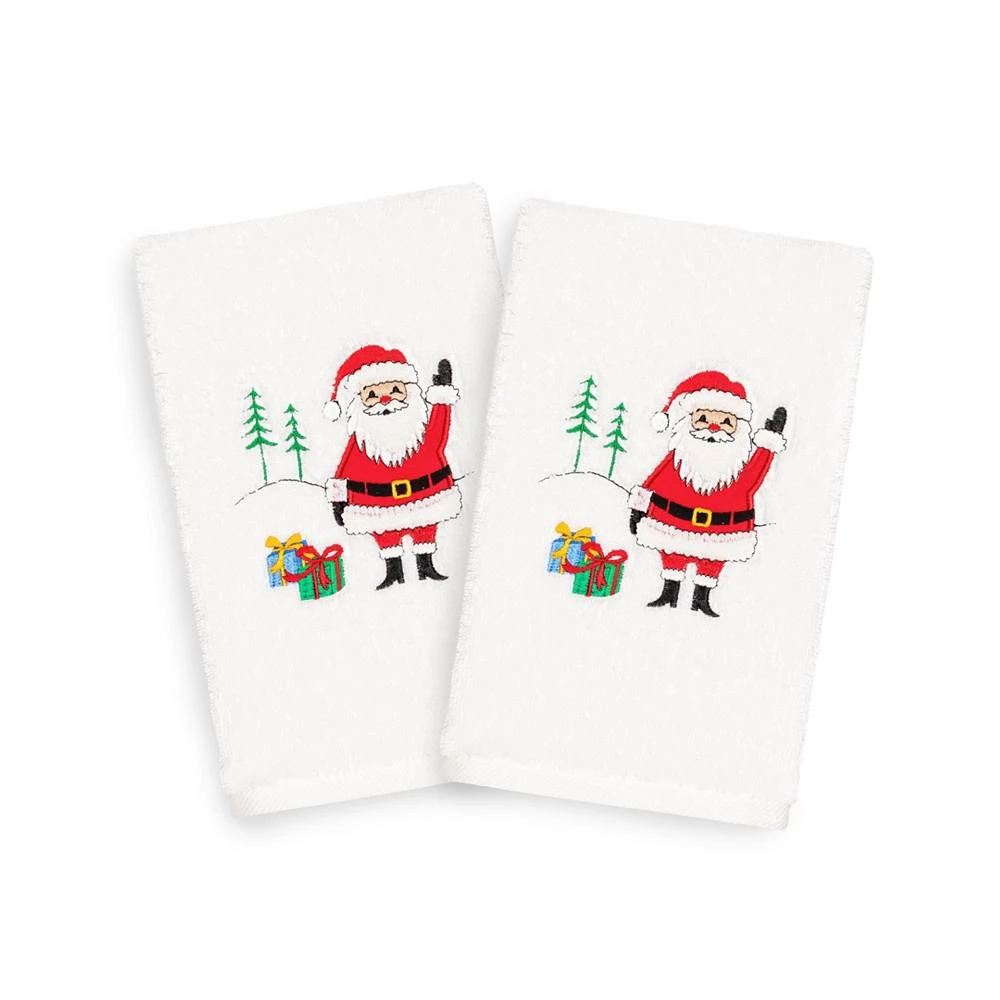 商品Linum Home Textiles|Christmas Santa Waving 100% Turkish Cotton 2-Pc.,价格¥329,第2张图片详细描述