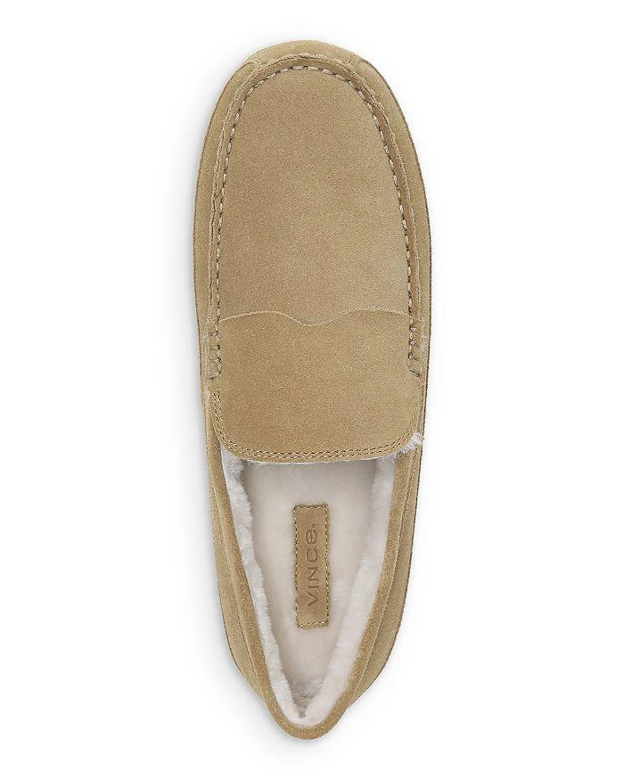商品Vince|Men's Gibson Shearling Lined Moc Toe Slippers,价格¥445,第2张图片详细描述