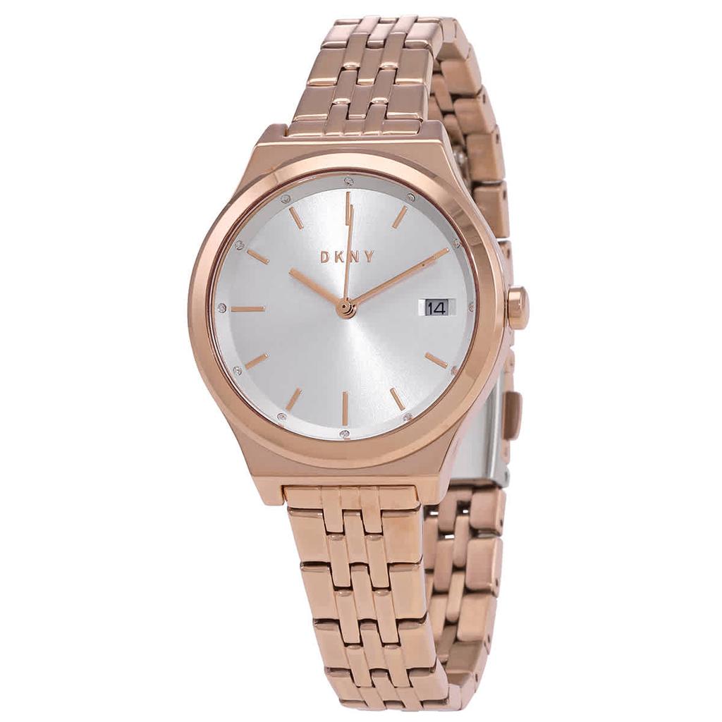 DKNY Parsons Quartz White Dial Ladies Watch NY2947商品第1张图片规格展示