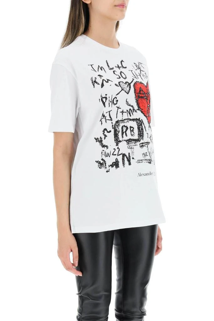 商品Alexander McQueen|PRINTED T-SHIRT,价格¥1532,第3张图片详细描述