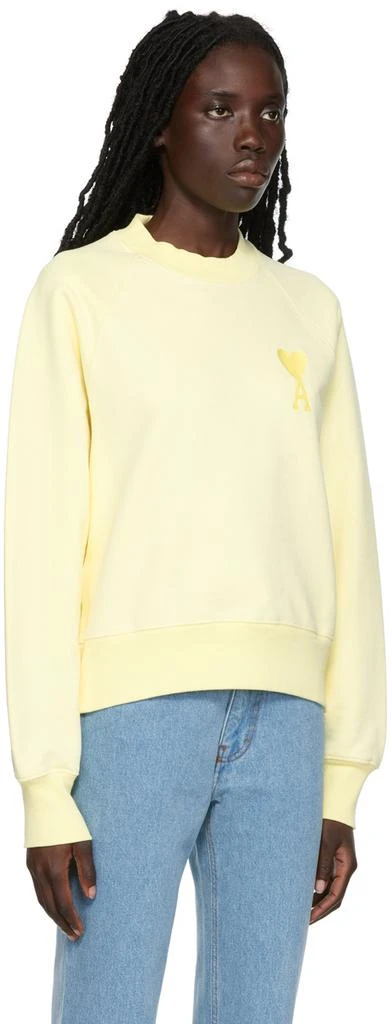 商品AMI|Yellow Ami de Cœur Sweatshirt,价格¥2959,第2张图片详细描述