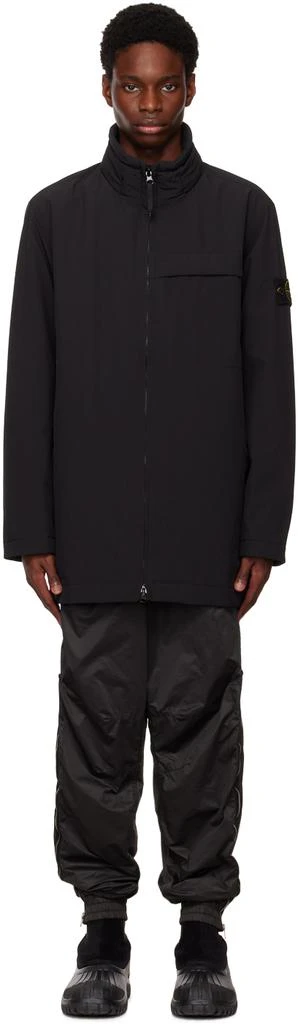 商品Stone Island|Black 40627 Coat,价格¥5232,第1张图片