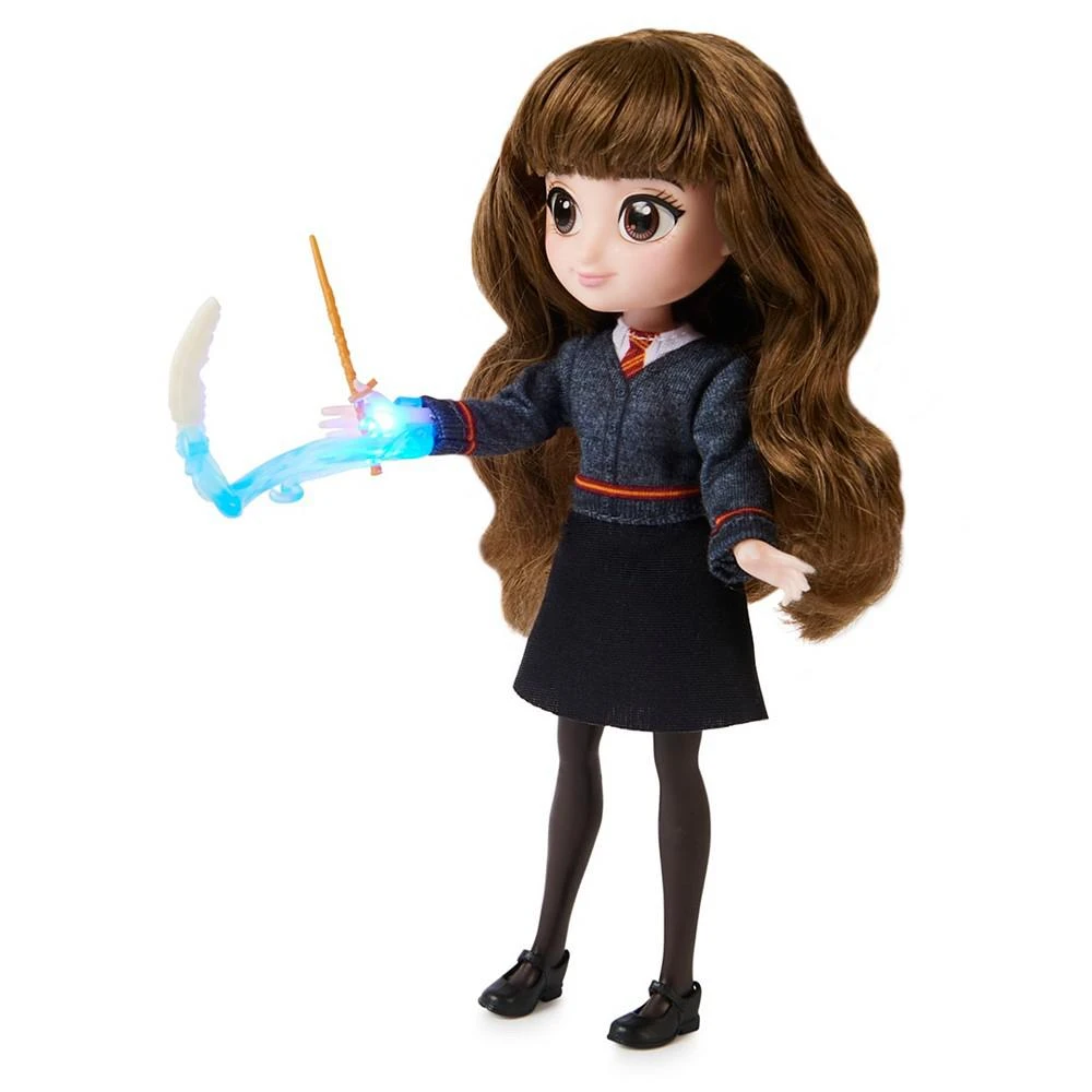 商品Wizarding World|Harry Potter, 8-inch Hermione Granger Light-up Patronus Doll with 7 Doll Accessories and Hogwarts Robe, Kids Toys for Ages 5 and up,价格¥37,第5张图片详细描述