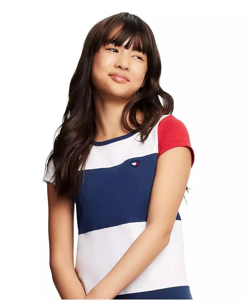 商品Tommy Hilfiger|Big Girls Colorblocked Jersey Dress,价格¥120,第4张图片详细描述