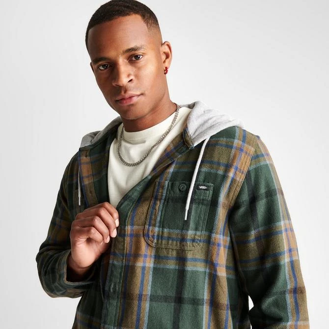 Vans Lopes Long-Sleeve Hooded Flannel Shirt 商品