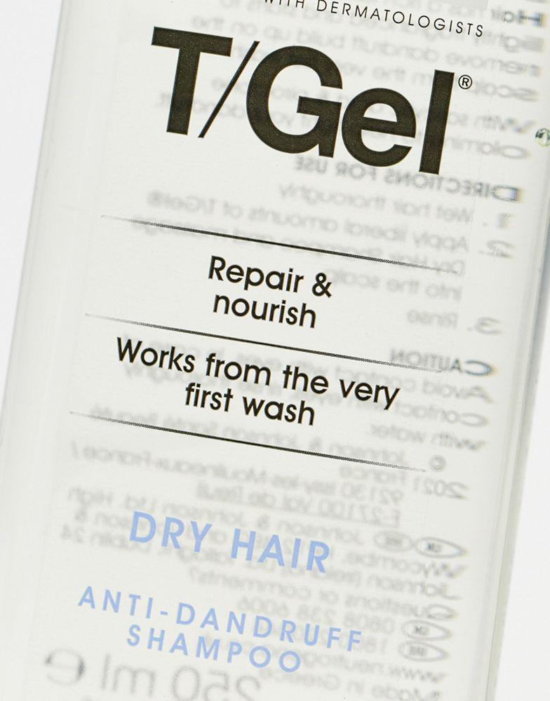 Neutrogena T/Gel 干性头发去屑洗发水 250ml商品第2张图片规格展示