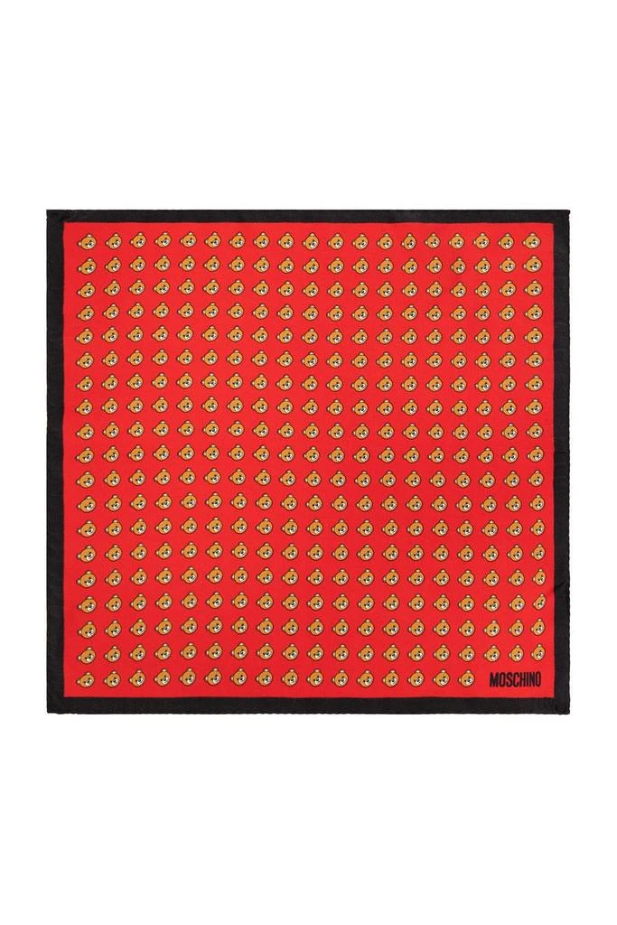 商品Moschino|Moschino Logo Printed Pocket Square,价格¥275,第1张图片