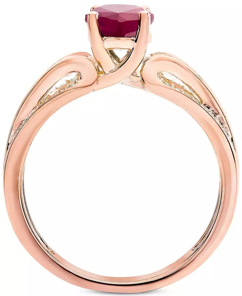 Ruby (1-1/3 ct. t.w.) & Diamond (1/4 ct. t.w.) Ring in 14k Gold (Also in Sapphire.) 商品