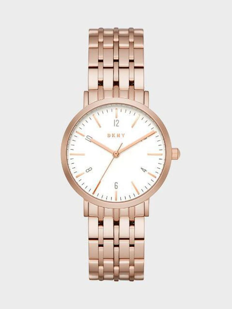 商品DKNY|Minetta Rose Gold-Tone Three-Hand Watch,价格¥831,第2张图片详细描述