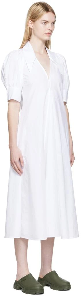 商品Ganni|白色有机棉连衣裙,价格¥1695,第2张图片详细描述