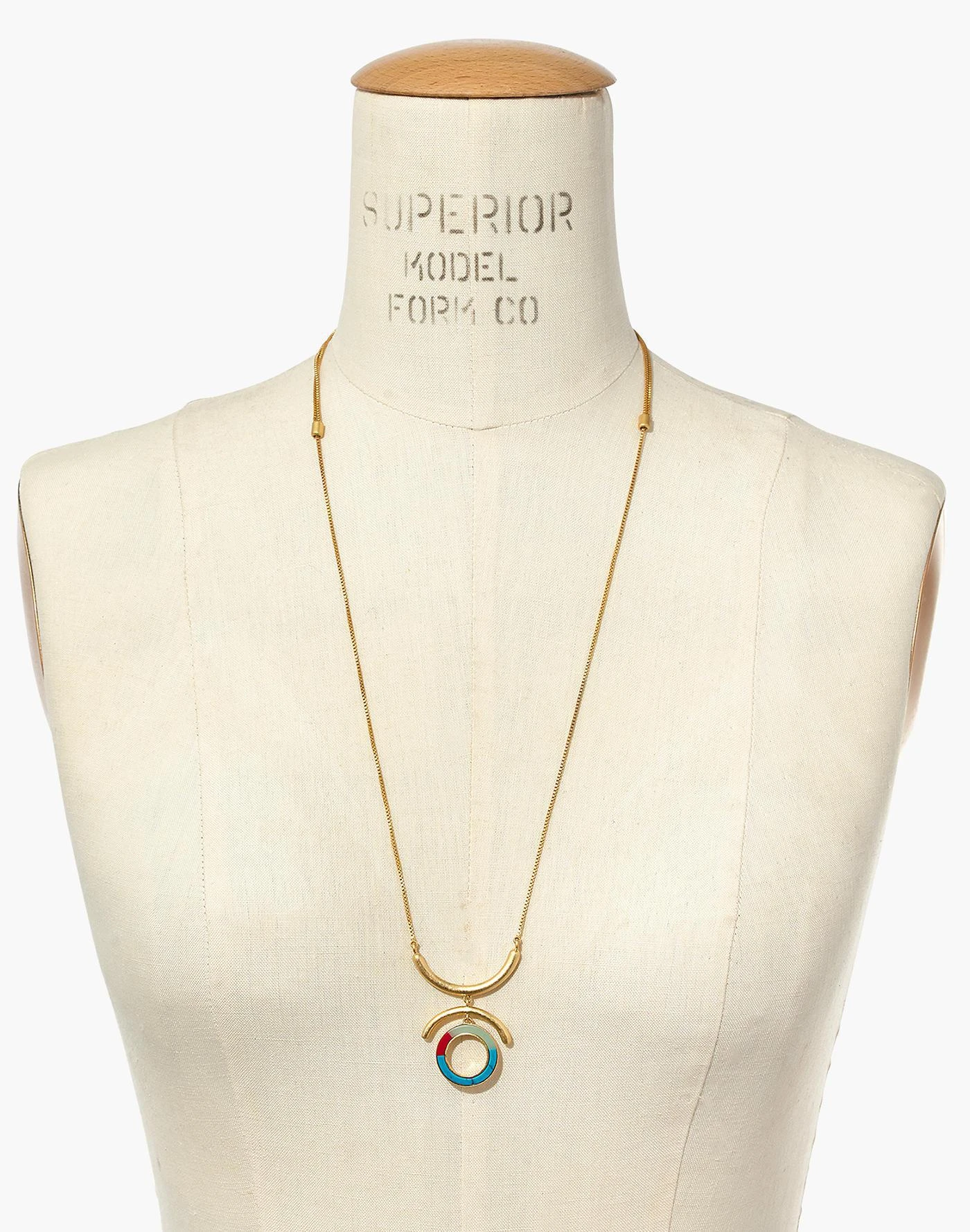 商品Madewell|Desert Sunset Mobile Pendant Necklace,价格¥196,第3张图片详细描述