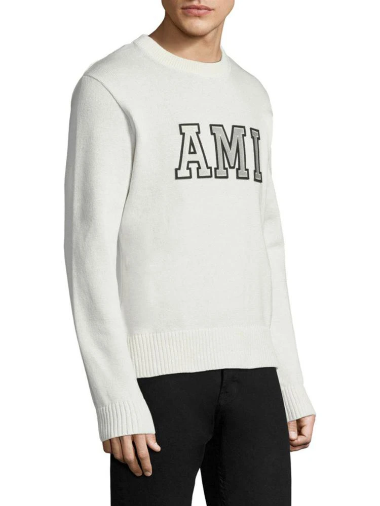 商品AMI|Logo Cotton 针织衫,价格¥2820,第3张图片详细描述