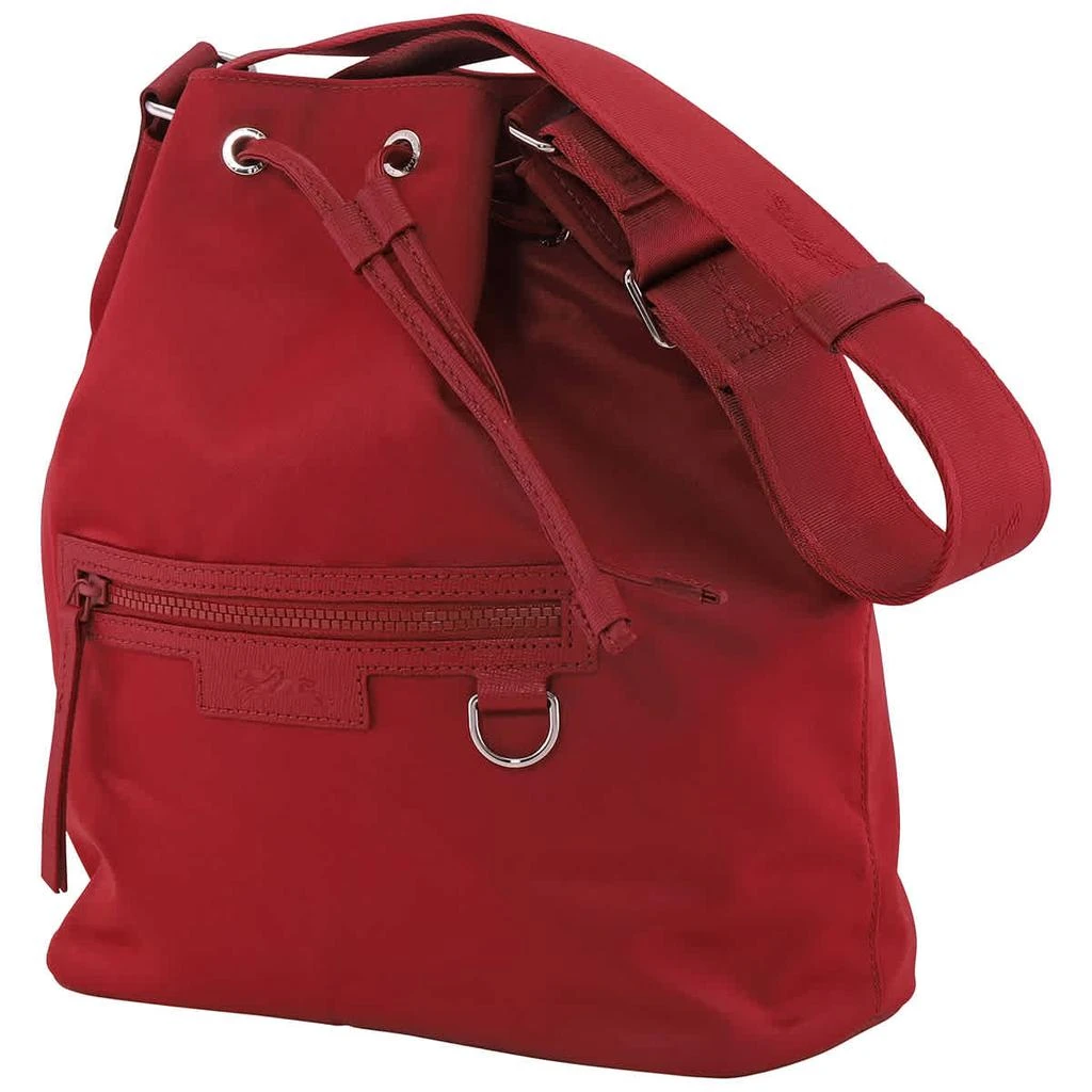 商品Longchamp|Longchamp Ladies Le Pliage Neo Bucket Bag - Red,价格¥1107,第1张图片