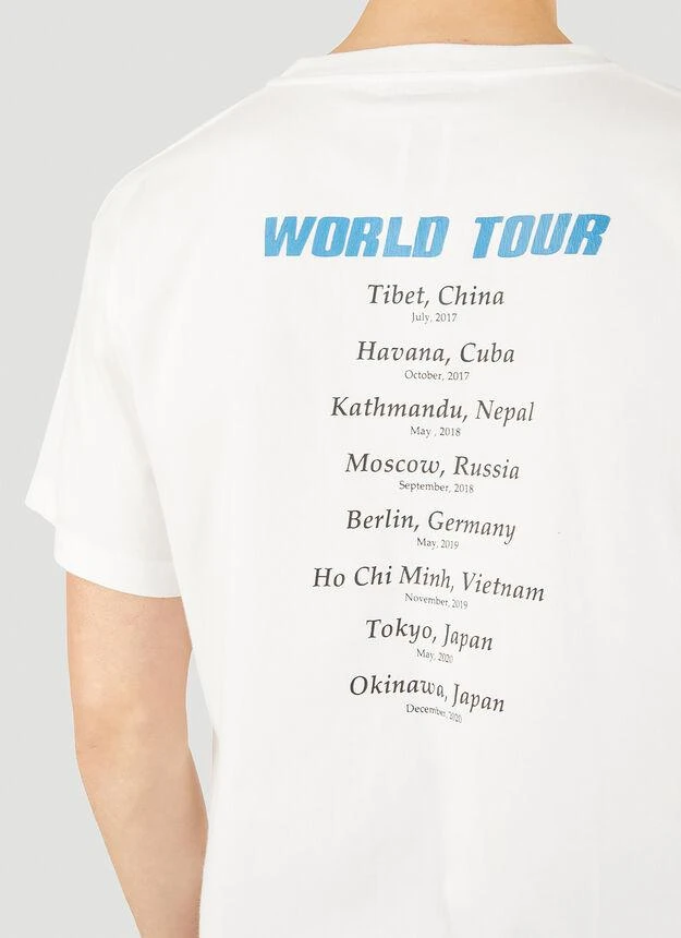 商品Liberaiders|Tour T-Shirt in White,价格¥282,第4张图片详细描述