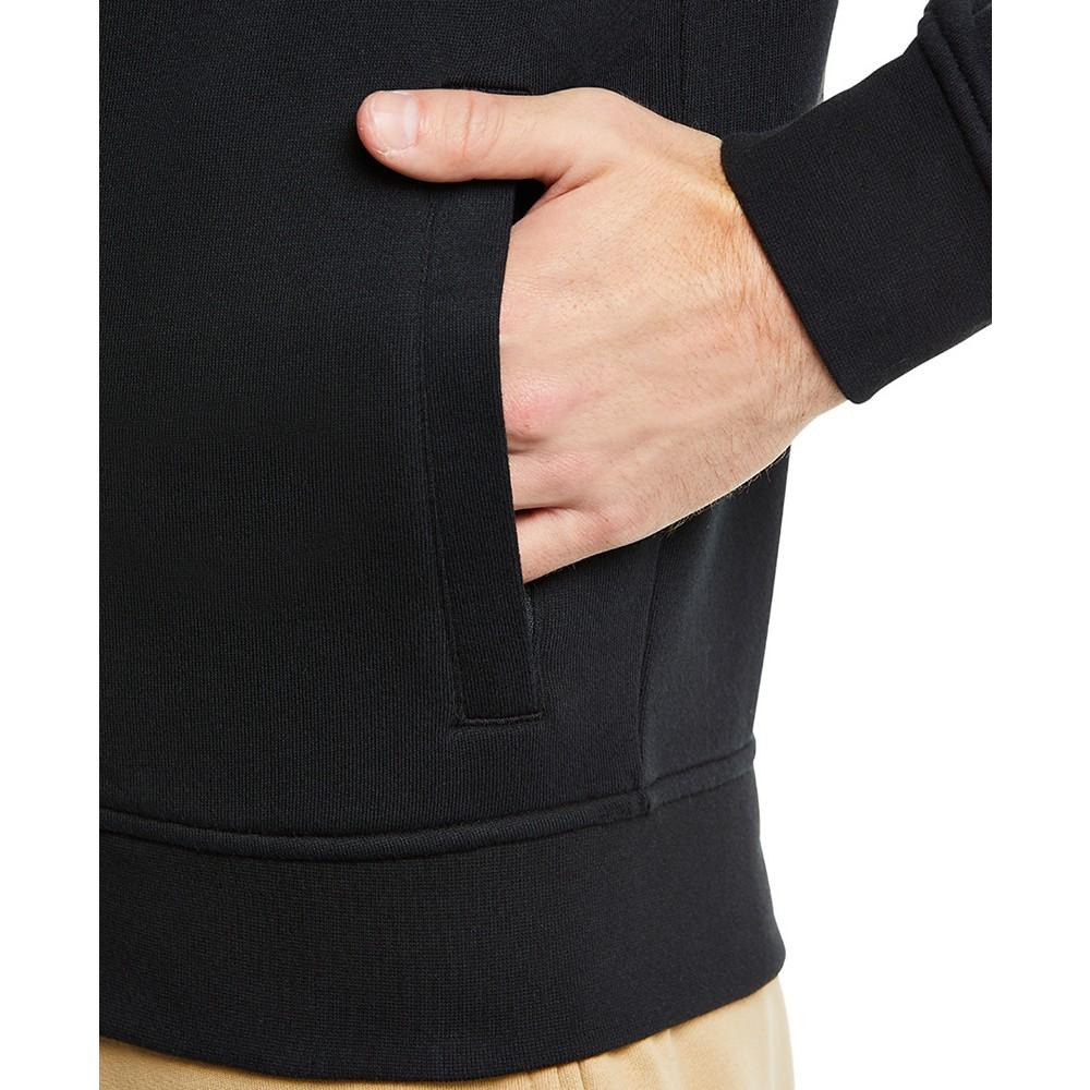 Men's SPORT Long Sleeve Full-Zip Solid Hoodie商品第2张图片规格展示