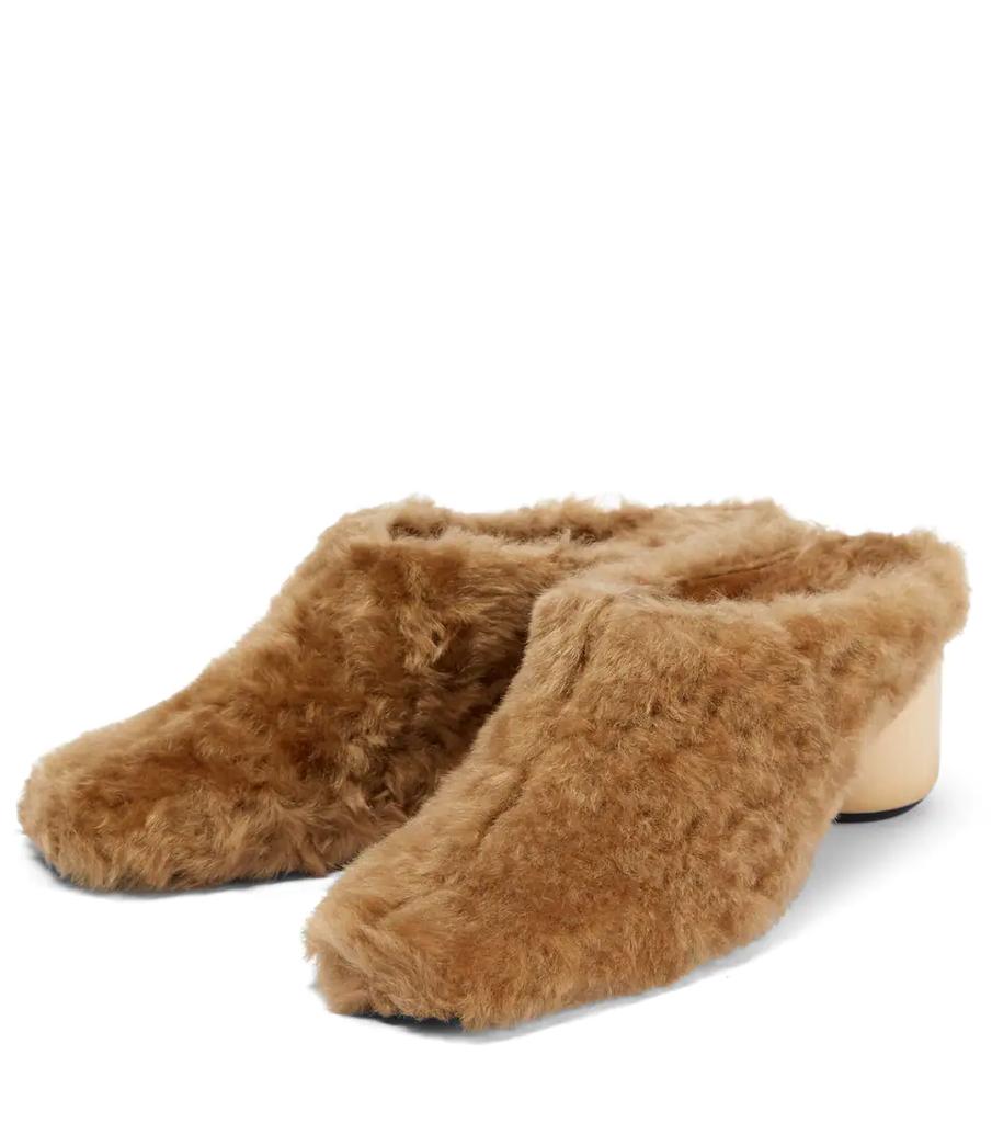 Shearling mules商品第5张图片规格展示