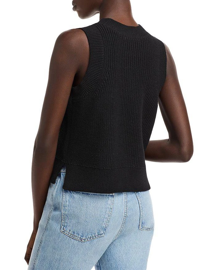 商品AQUA|Sleeveless Cotton Sweater,价格¥174,第3张图片详细描述