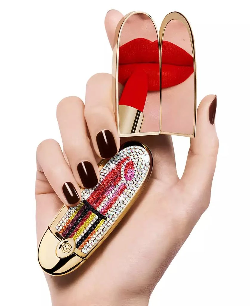 商品Guerlain|Limited-Edition Rouge G Customizable Lipstick Case - Embrasse-Moi,价格¥354,第4张图片详细描述